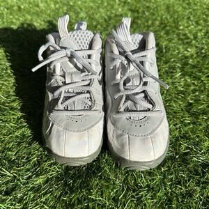 Nike Shoes Infant 8C Air Little Foamposite One "Light Smoke" Sneakers CV8918 001